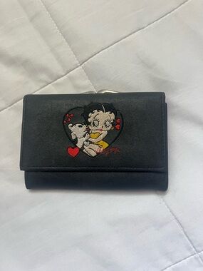 Vintage Betty Boop Embroidered Wallet